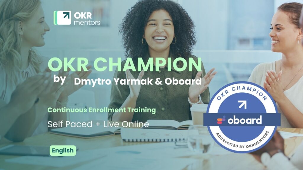 OKR Champion by oboard