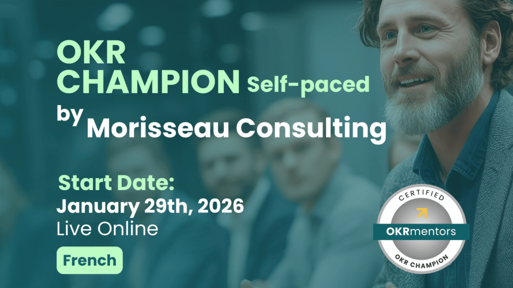 OKR Champion upcoming training - Laurent Morisseau