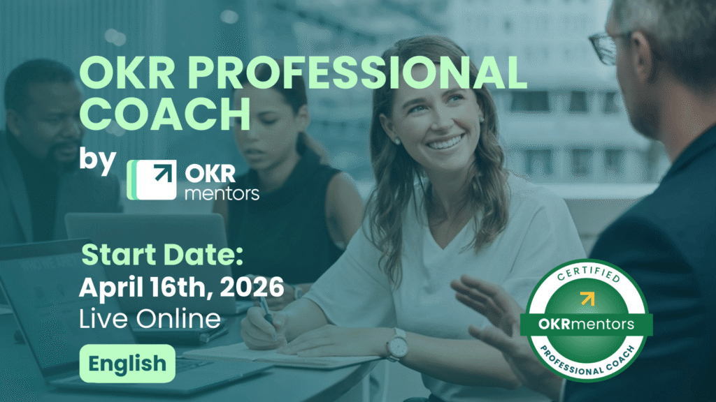 Upcoming OKR professional coach by OKRmentors