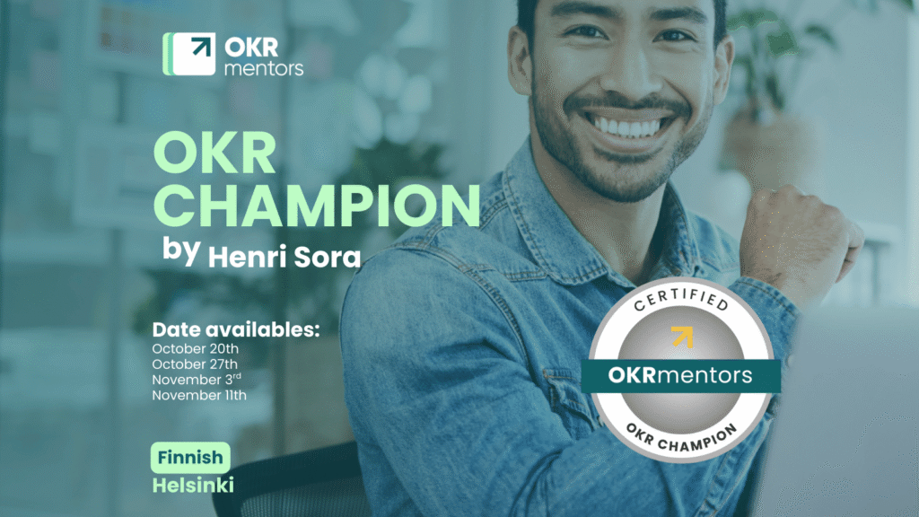 OKR champion upcoming training