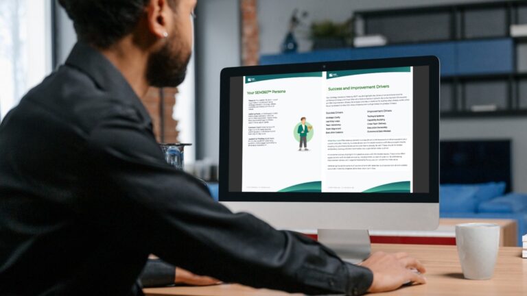 The Strategy Execution Maturity model showing the Pulse report.